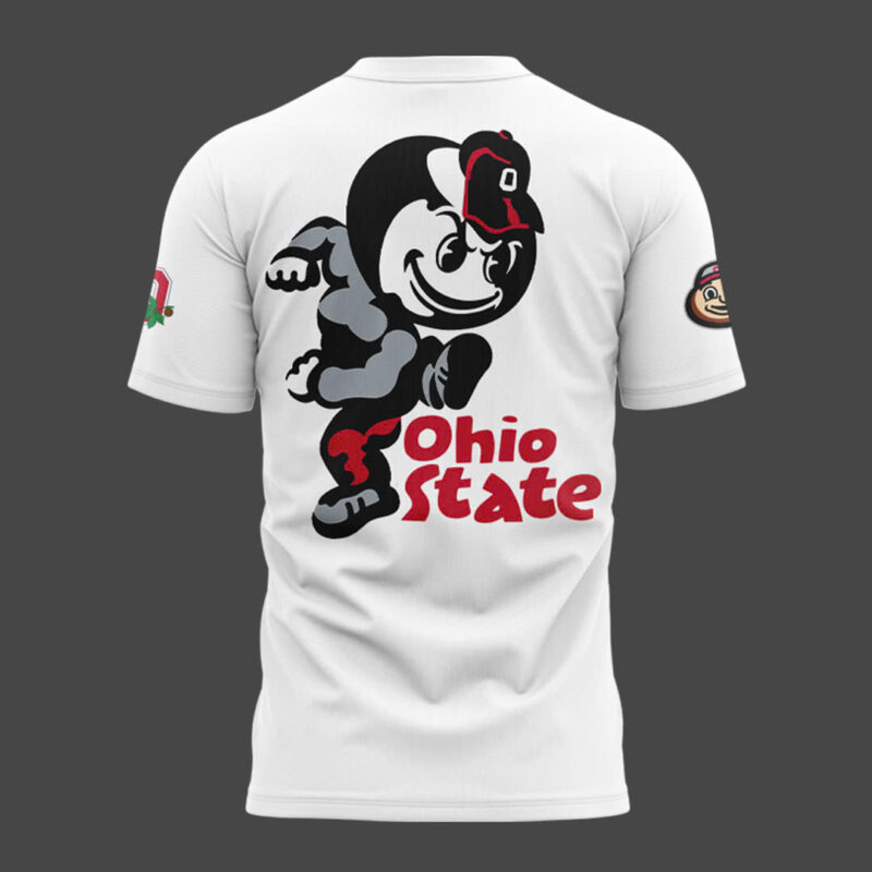 Men's Ohio State Buckeyes Nike White Game Shirt - Image 3