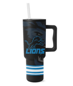 Detroit Lions 40 OZ Travel Tumbler with Handle