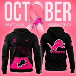 2024 Detroit Lions " Breast Cancer Awareness" Hoodie
