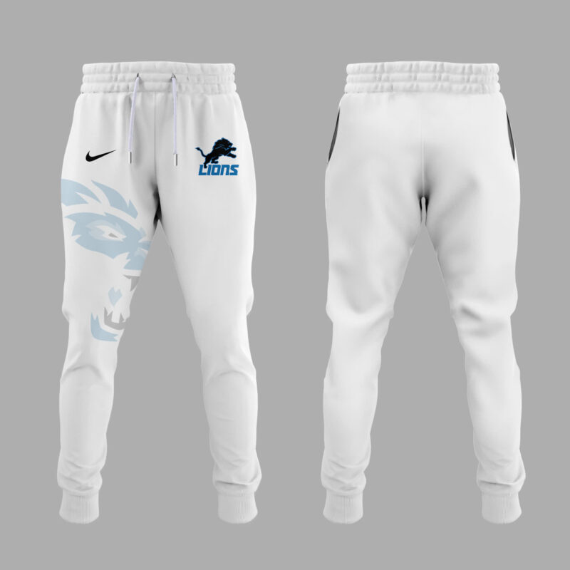 Unisex Fanatics White Detroit Lions Elements Unlimited Fleece Pullover Sweatshirt V2 - Image 2