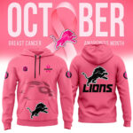 Limited Detroit Lions 2024 "Breast Cancer Awareness" Hoodie