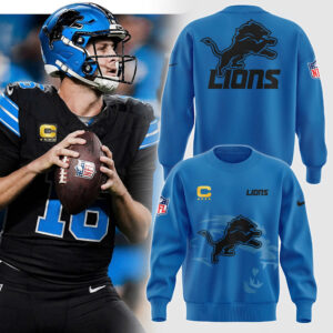 Unisex Fanatics Blue Detroit Lions Elements Unlimited Fleece Pullover Sweatshirt V2
