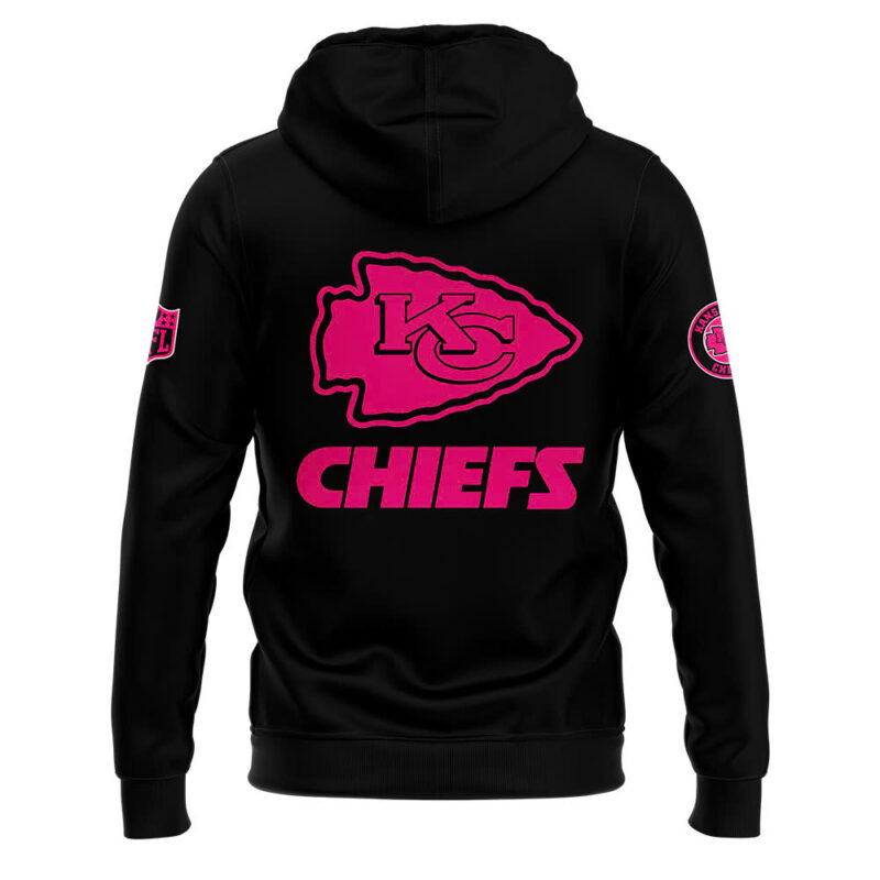 Men's Nike Black Kansas City Chiefs 2024 NFL Crucial Catch Club Pullover Hoodie - Image 3