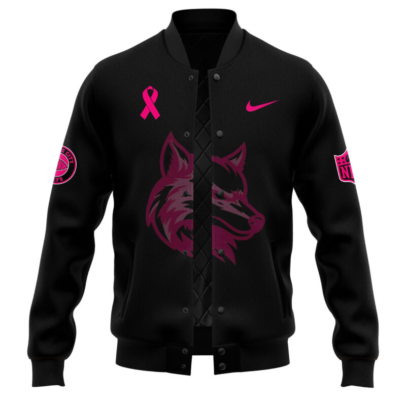 Men’s Nike Black Kansas City Chiefs 2024 NFL Crucial Catch Club Bomber Jacket - Image 2