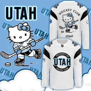 2024 Utah Hockey Club x Hello Kitty 50th Anniversary Hockey Jersey (White)