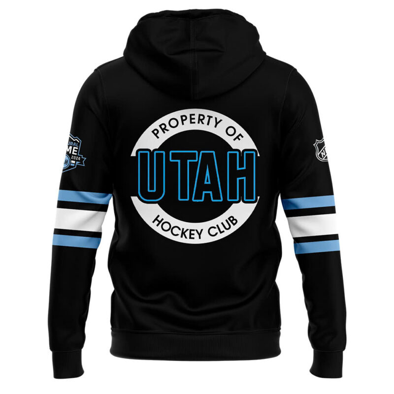 Utah Hockey Club NFL 2024 Hoodie V2 (Black) - Image 3
