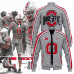 Men’s Ohio State Buckeyes Nike Gray Game Bomber Jacket