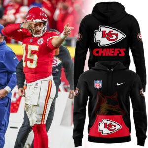 Men's Fanatics Black Kansas City Chiefs Blackout Pullover Hoodie