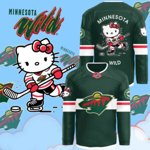 2024 Minnesota Wild x Hello Kitty 50th Anniversary Exclusive Jersey