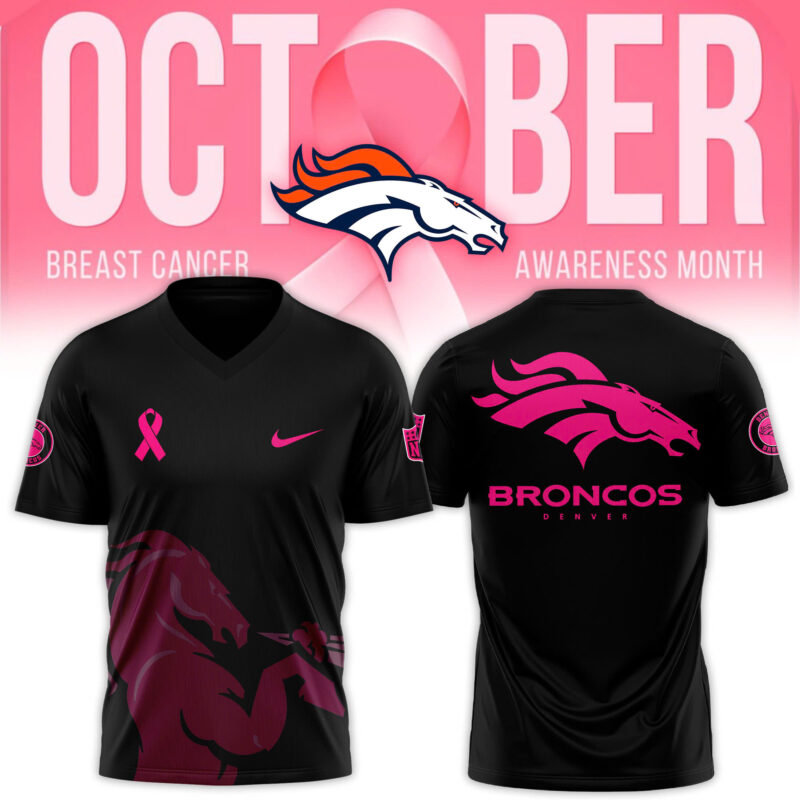 Unisex's Nike Black Denver Broncos 2024 NFL Crucial Catch V neck T shirt
