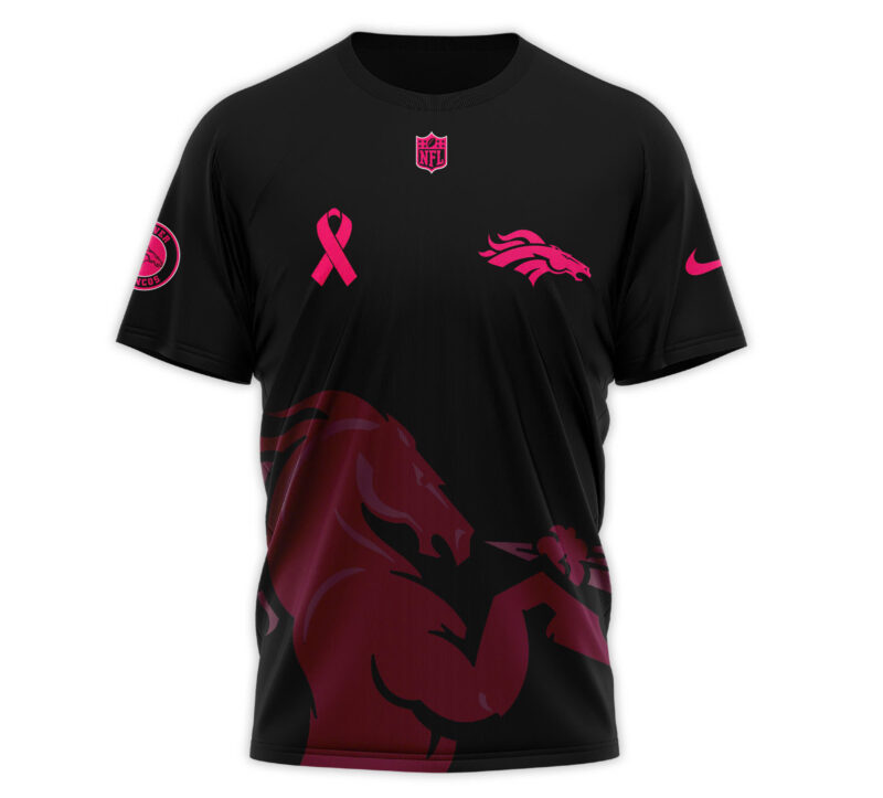 Men’s Nike Black Denver Broncos 2024 NFL Crucial Catch Tee V2 - Image 2