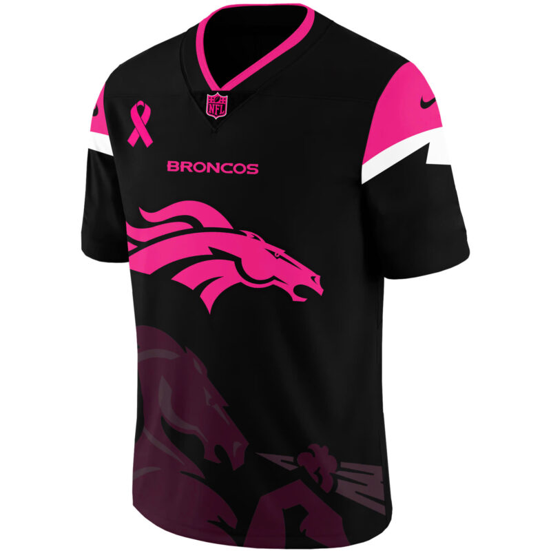 Men’s Nike Black Denver Broncos 2024 NFL Crucial Catch Football Jersey - Image 2