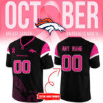 Men’s Nike Black Denver Broncos 2024 NFL Crucial Catch Football Personalized Jersey