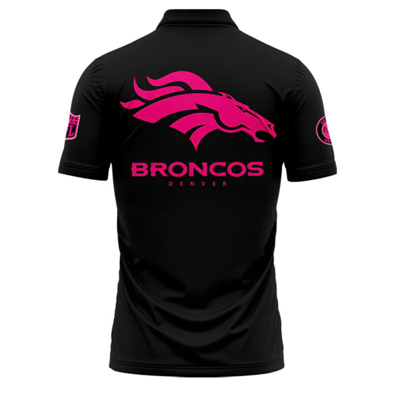 Men’s Nike Black Denver Broncos 2024 NFL Crucial Catch Polo - Image 3