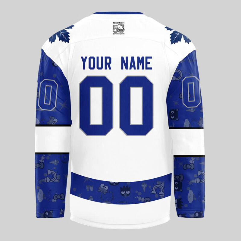 Toronto Maple Leafs x Hello Kitty 50th Anniversary Exclusive Personalized Jersey - Image 3