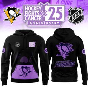 Pittsburgh Penguins "Hockey Fight Cancer" 2024 Hoodie