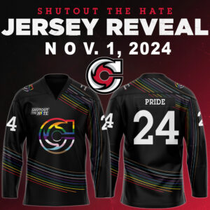 Cincinnati Cyclones x 'Shutout the Hate' Night 2024 Jersey