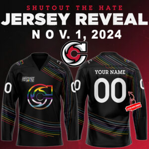 Cincinnati Cyclones x 'Shutout the Hate' Night 2024 Jersey
