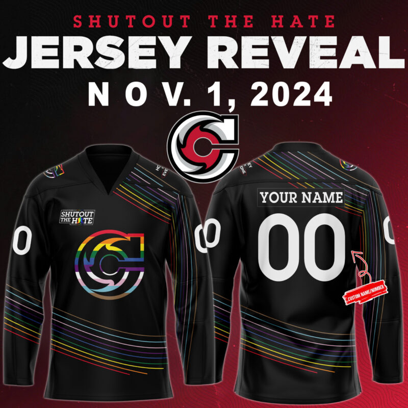 Cincinnati Cyclones x 'Shutout the Hate' Night 2024 Jersey