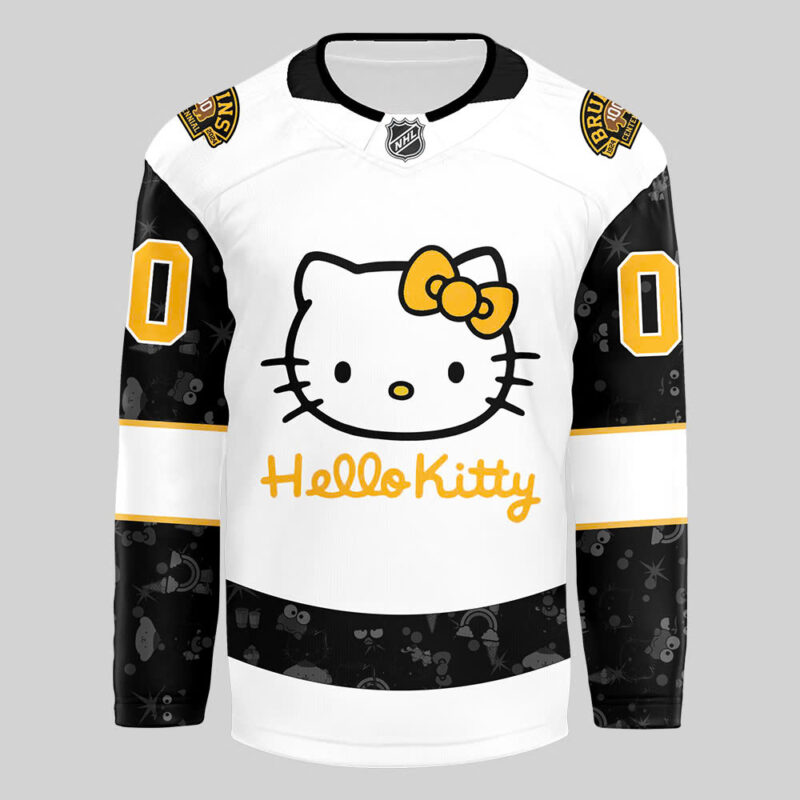 Boston Bruins x Hello Kitty 50th Anniversary Exclusive Personalized Jersey - Image 2