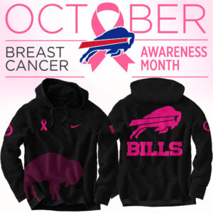 Unisex’s Nike Black Buffalo Bills 2024 NFL Crucial Catch Waffle Hoodie