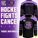 Toledo Walleye x Hockey Fight Cancer Night 2024 Custom Jersey
