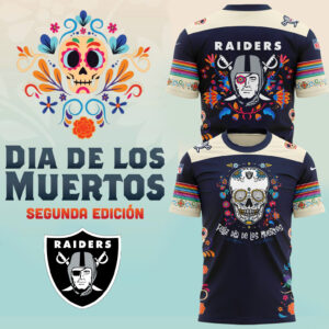 Las Vegas Raiders 2024 NFL Dia De Los Muertos Premium Limited Tee