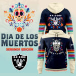 Men's Nike Las Vegas Raiders 2024 NFL Dia De Los Muertos Premium Limited Pullover Hoodie