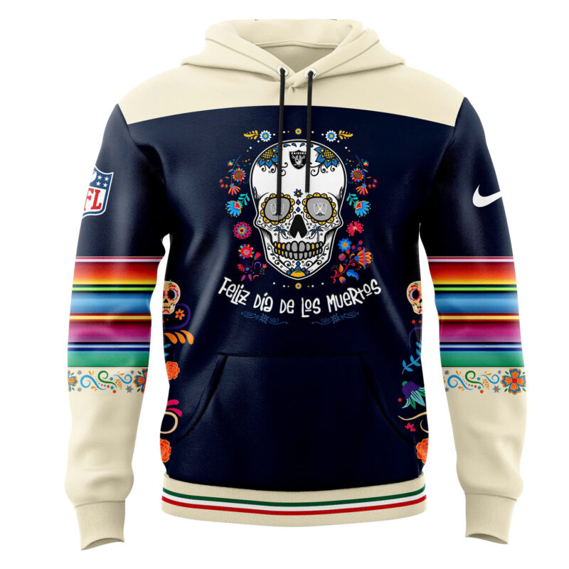 Men's Nike Las Vegas Raiders 2024 NFL Dia De Los Muertos Premium Limited Pullover Hoodie - Image 2