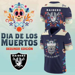 Men’s Nike Las Vegas Raiders 2024 NFL Dia De Los Muertos Premium Limited Jersey