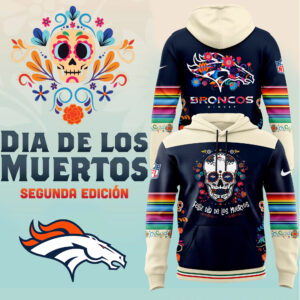 Men's Nike Denver Broncos 2024 NFL Dia De Los Muertos Premium Limited Pullover Hoodie