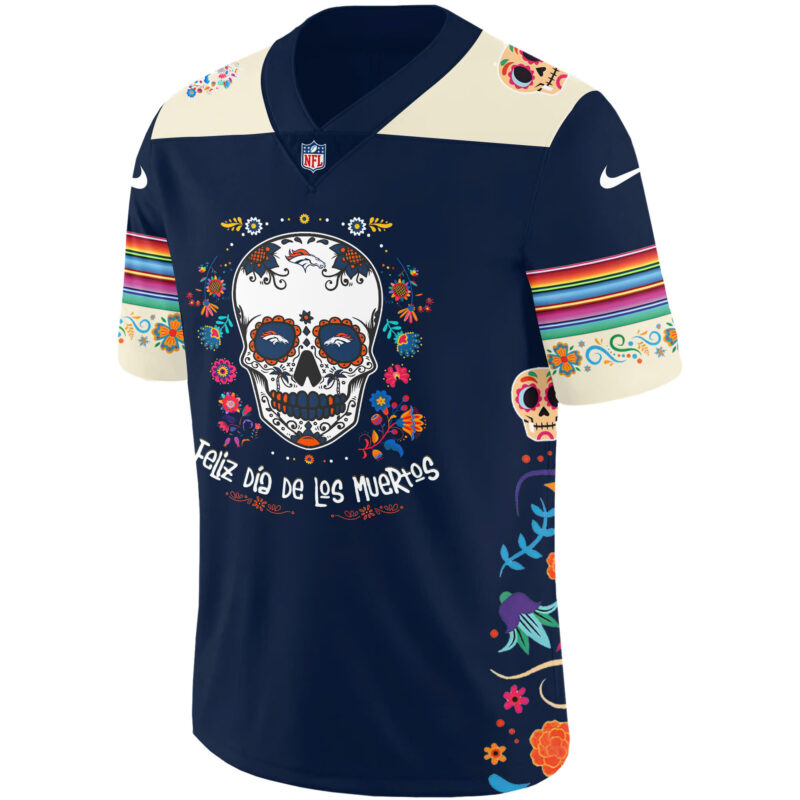 Men’s Nike Denver Broncos 2024 NFL Dia De Los Muertos Premium Limited Jersey - Image 2