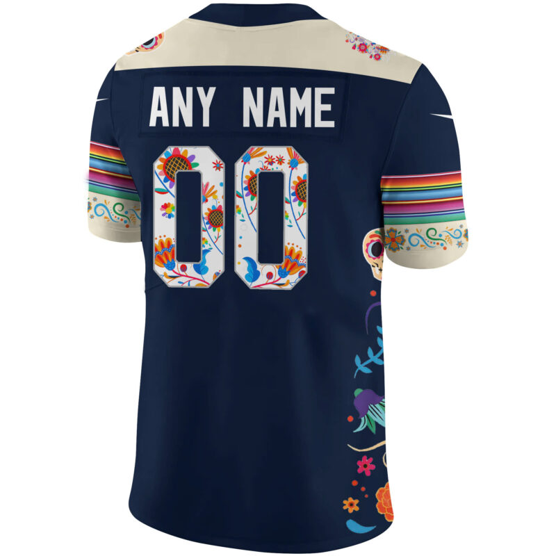 Men’s Nike Denver Broncos 2024 NFL Dia De Los Muertos Premium Limited Personalized Jersey - Image 3