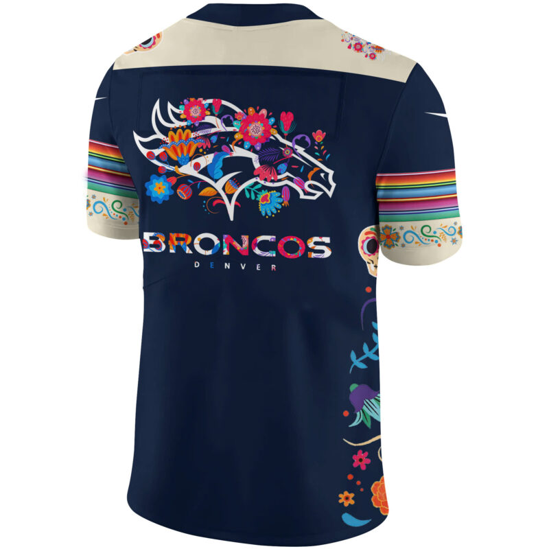 Men’s Nike Denver Broncos 2024 NFL Dia De Los Muertos Premium Limited Jersey - Image 3