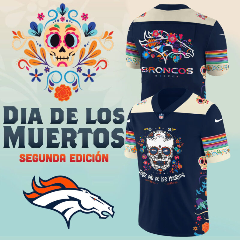 Men’s Nike Denver Broncos 2024 NFL Dia De Los Muertos Premium Limited Jersey