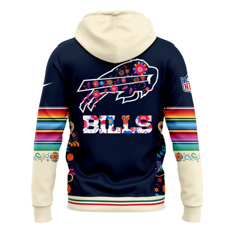 Men's Nike Buffalo Bills 2024 NFL Dia De Los Muertos Premium Limited Pullover Hoodie - Image 3