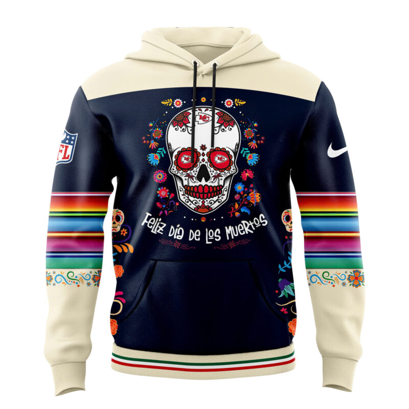 Men's Nike Kansas City Chiefs 2024 NFL Dia De Los Muertos Premium Limited Pullover Hoodie - Image 2