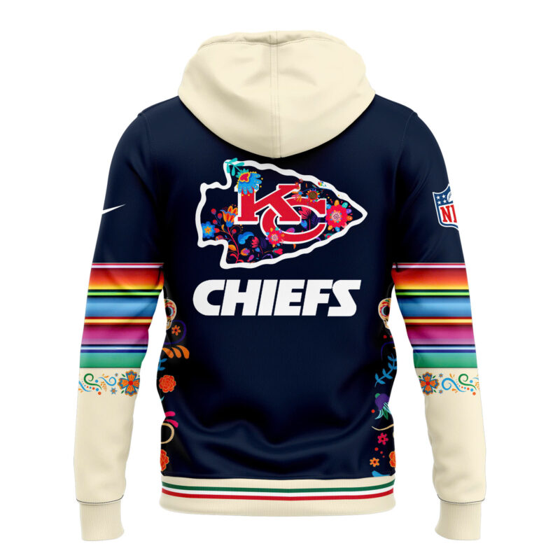 Men's Nike Kansas City Chiefs 2024 NFL Dia De Los Muertos Premium Limited Pullover Hoodie - Image 3