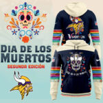 Men's Nike Minnesota Vikings 2024 NFL Dia De Los Muertos Premium Limited Pullover Hoodie