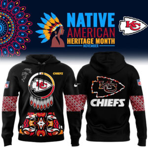 Men's Nike Kansas City Chiefs 2024 Native American Heritage Month Premium Limited Pullover Hoodie