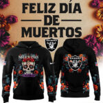 Las Vegas Raiders 2024 Dia De Los Muertos Premium Limited Hoodie
