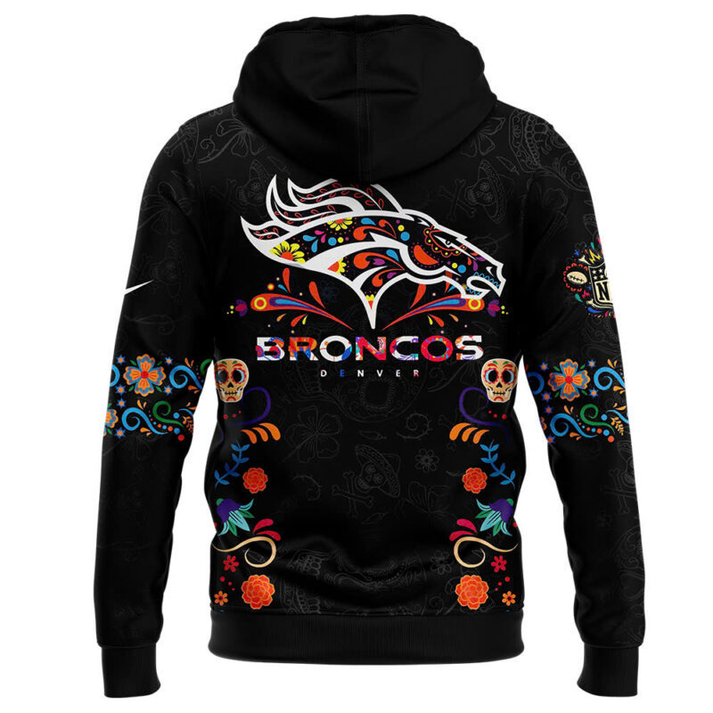 Men's Nike Denver Broncos 2024 NFL Dia De Los Muertos Premium Limited Pullover Hoodie V2 - Image 3