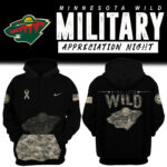 Women's Minnesota Wild x 2024 Military Appreciation Night Hoodie