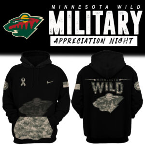 Women's Minnesota Wild x 2024 Military Appreciation Night Hoodie