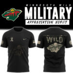 Minnesota Wild x 2024 Military Appreciation Night T shirt