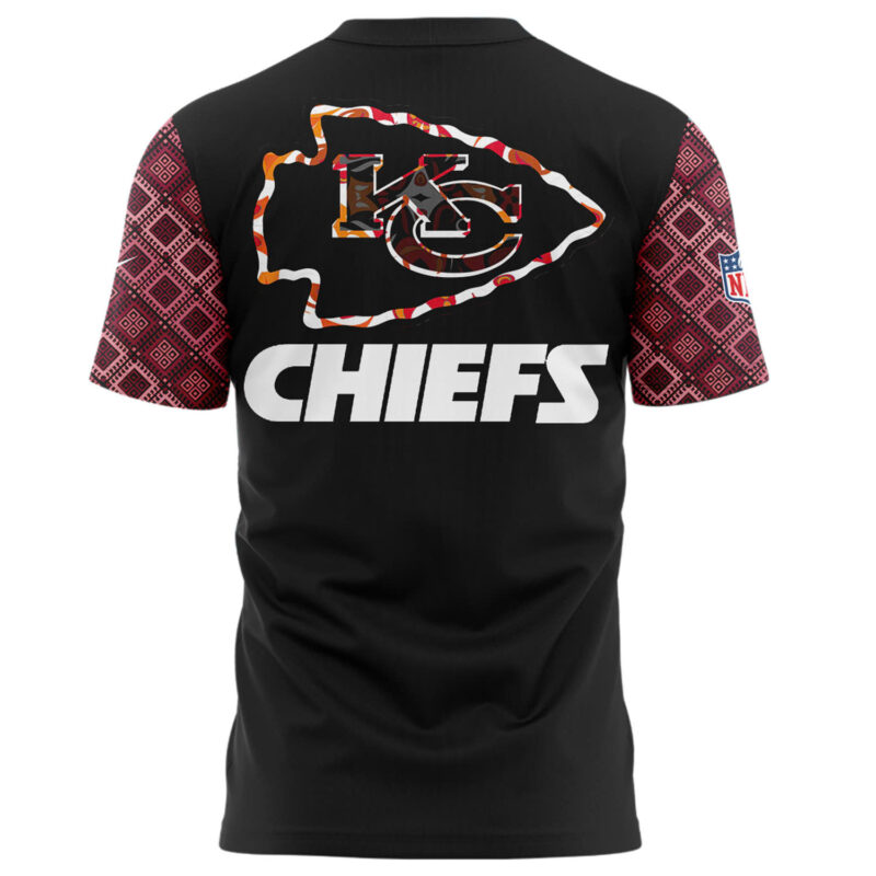 Kansas City Chiefs NFL 2024 Native American Heritage Month Premium Limited Tee - Image 3