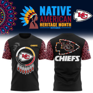 Kansas City Chiefs NFL 2024 Native American Heritage Month Premium Limited Tee
