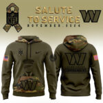 Men’s Washington Commanders Nike Camo 2024 Salute to Service Club Fleece Pullover Hoodie V2