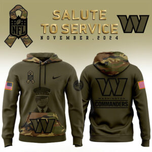 Men’s Washington Commanders Nike Camo 2024 Salute to Service Club Fleece Pullover Hoodie V2