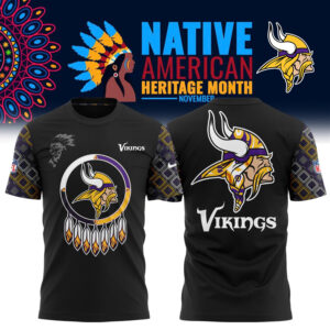 Minnesota Vikings NFL 2024 Native American Heritage Month Premium Limited Tee
